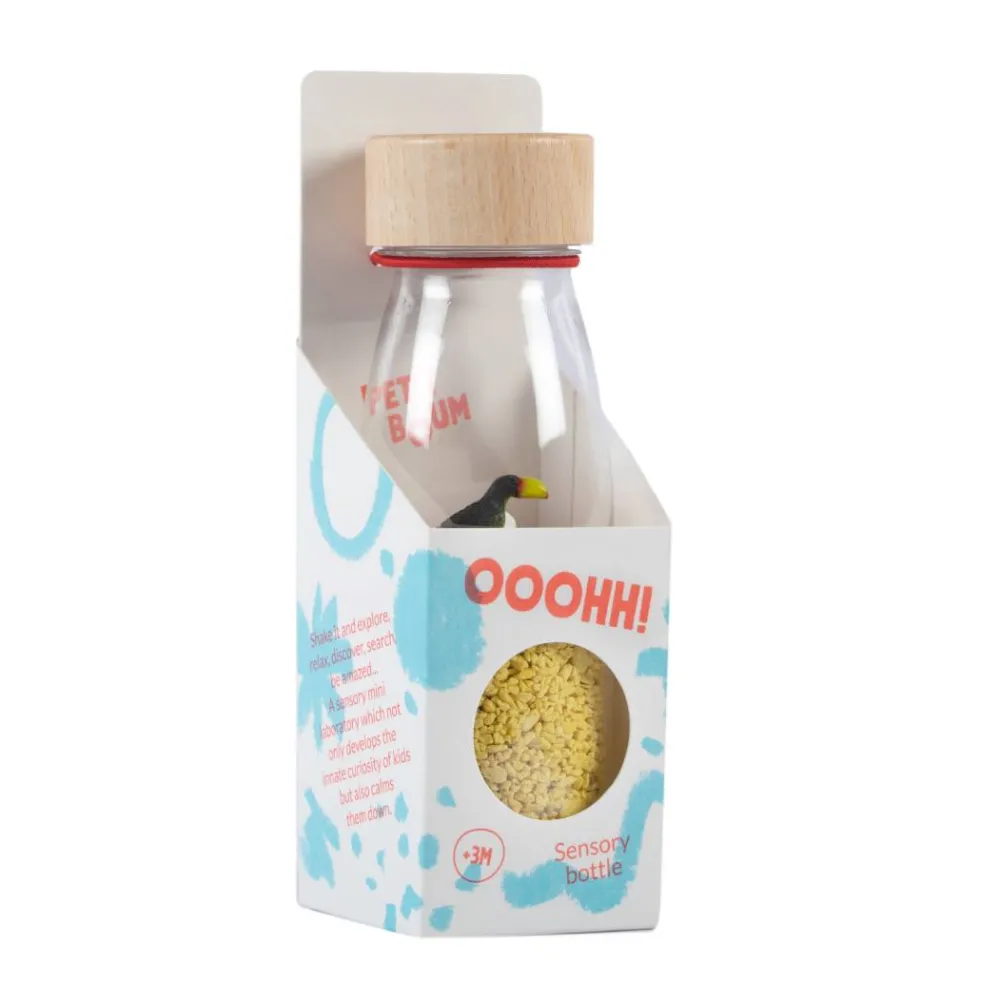 Petit Boum · Sound Bottle Toucan*Niños Botellas Sensoriales|Mesa De Luz