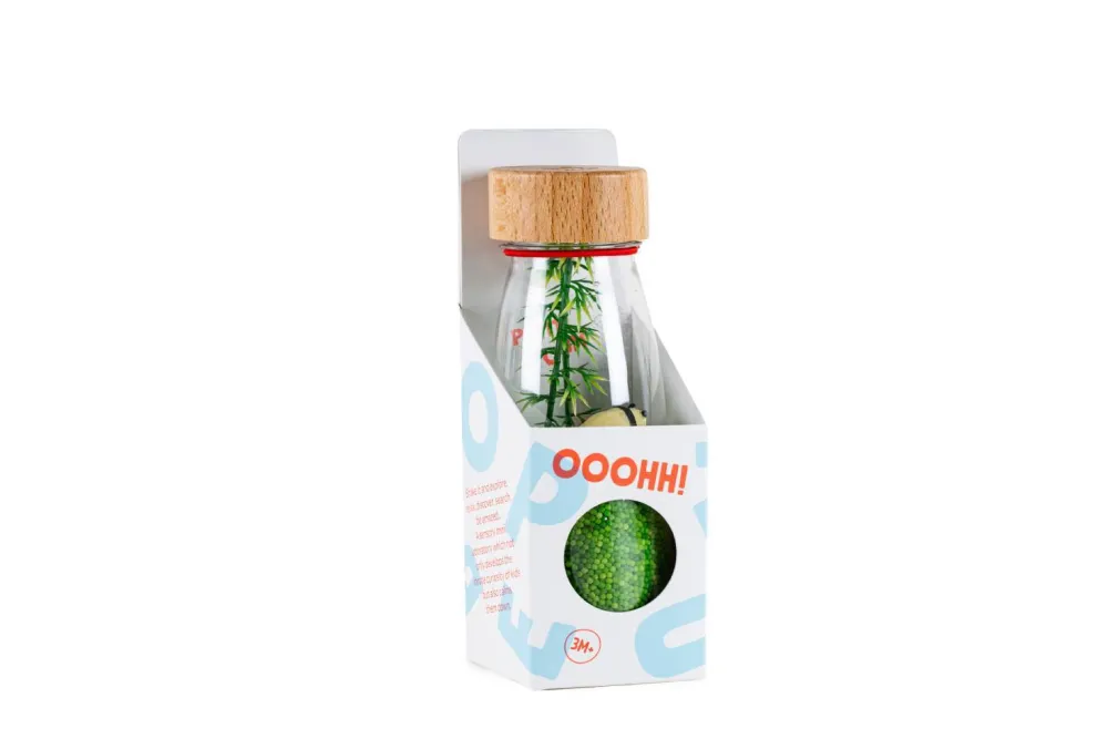 Petit Boum · Sound Bottle Panda*Niños Juguetes Montessori|Juguetes Antiestrés