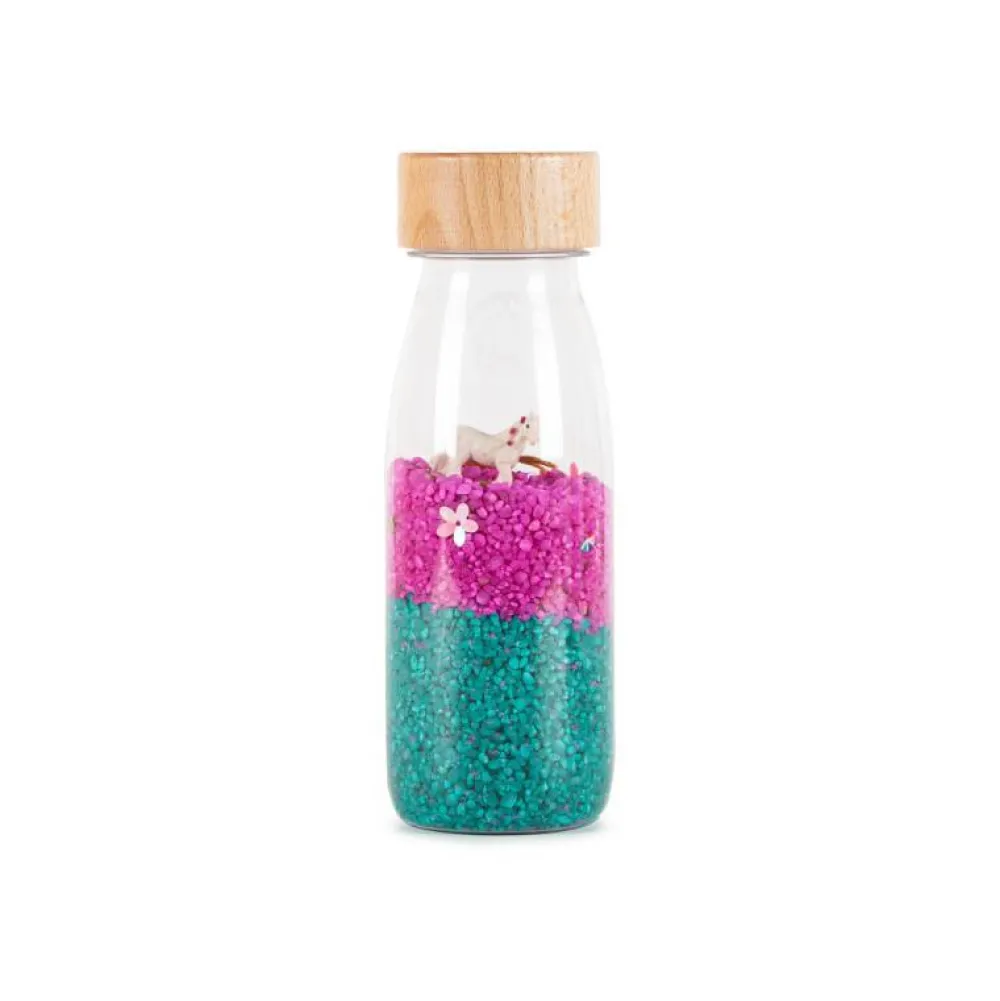 Petit Boum · Sound Bottle Unicorn*Niños Juguetes Montessori|Juguetes Antiestrés