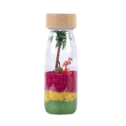 Petit Boum · Spy Bottle Flamingo*Niños Juguetes Antiestrés|Botellas Sensoriales
