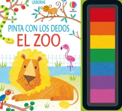 Usborne Pinta con los dedos · El Zoo*Niños Kit De Manualidades