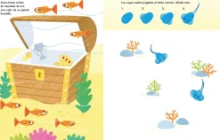Usborne Pinta con los dedos · En el mar*Niños Kit De Manualidades