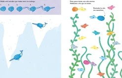 Usborne Pinta con los dedos · En el mar*Niños Kit De Manualidades