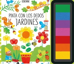 Usborne Pinta con los dedos · Jardines*Niños Kit De Manualidades