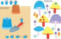Usborne Pinta con los dedos · Jardines*Niños Kit De Manualidades
