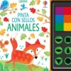 Usborne Pinta con sellos · Animales*Niños Kit De Manualidades