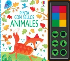 Usborne Pinta con sellos · Animales*Niños Kit De Manualidades