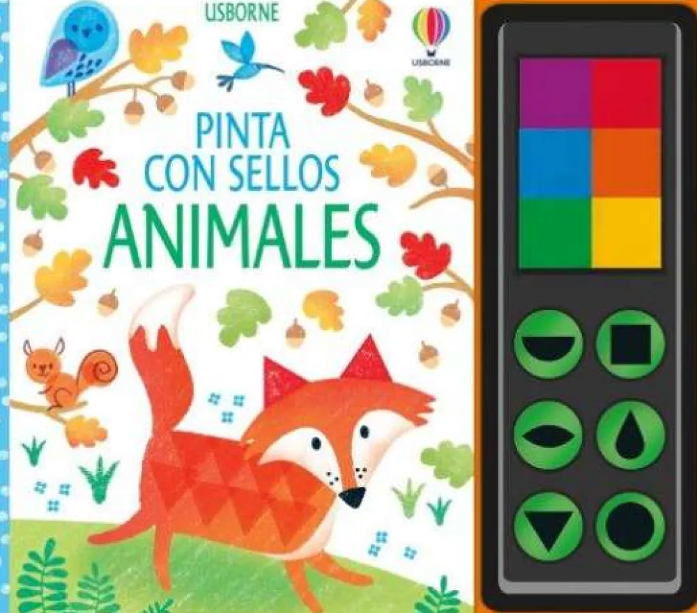 Usborne Pinta con sellos · Animales*Niños Kit De Manualidades