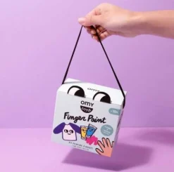 Omy Pinturas de dedo Kit 5 colores*Niños Pinturas|Juegos De Viaje
