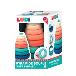 Ludi Pirámide flexible ·*Niños Juguetes Y Juegos Motricidad Fina|Juguetes Apilables
