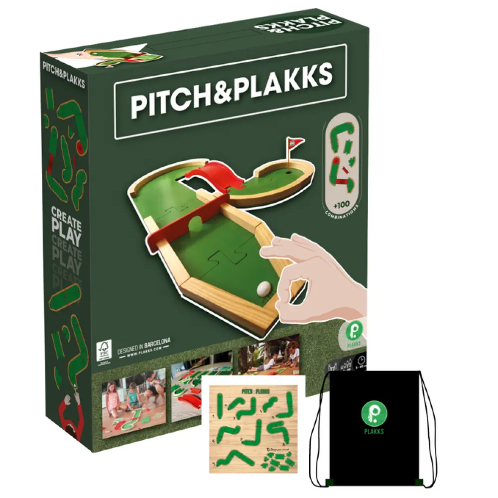 PLAKKS Pitch& · Juego de minigolf mesa*Niños Juegos De Mesa Competitivos|Juegos De Habilidad