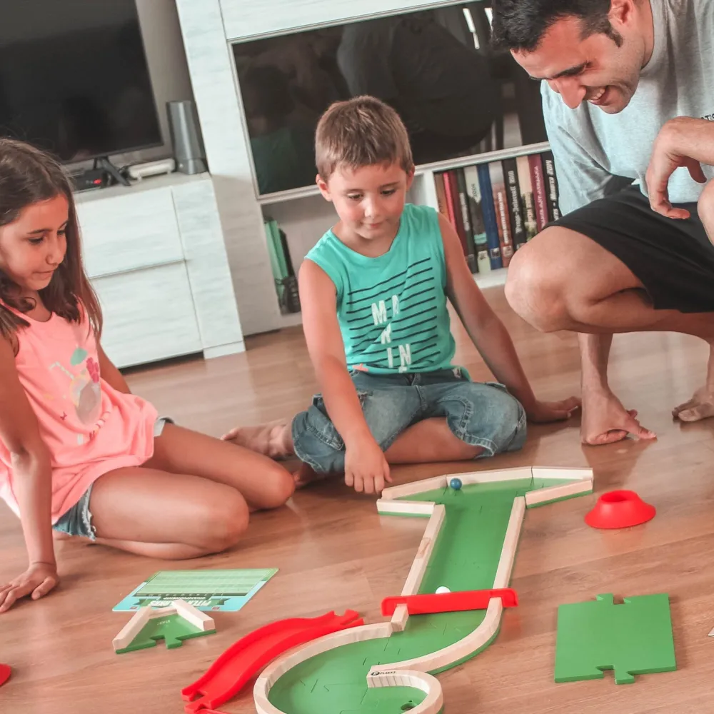 PLAKKS Pitch& · Juego de minigolf mesa*Niños Juegos De Mesa Competitivos|Juegos De Habilidad