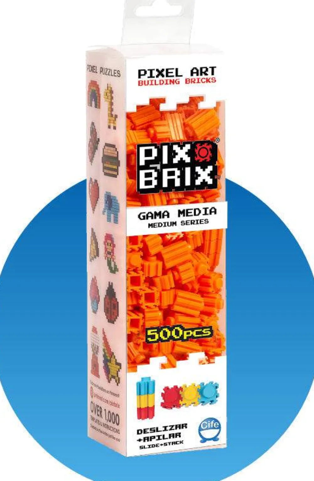 Pix Brix 500 piezas Naranja*Niños Juguetes Y Juegos Motricidad Fina|Pix Brix