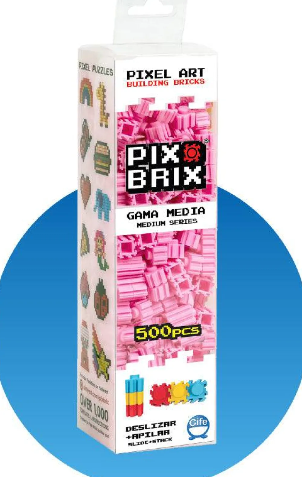 Pix Brix 500 piezas Rosa*Niños Pix Brix|Juguetes Y Juegos Motricidad Fina