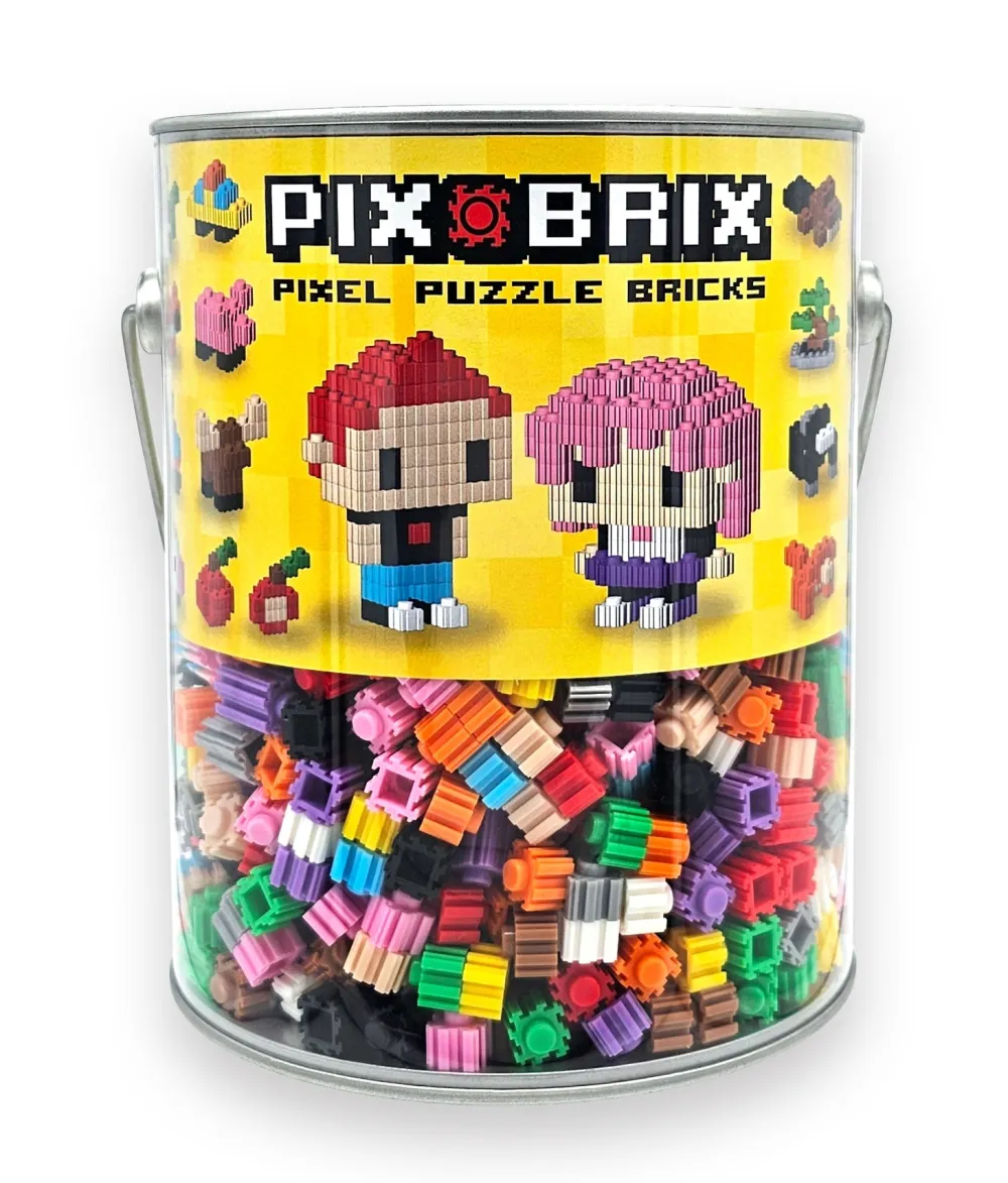 Pix Brix bote metálico 1500 piezas gama media*Niños Pix Brix|Juguetes Y Juegos Motricidad Fina