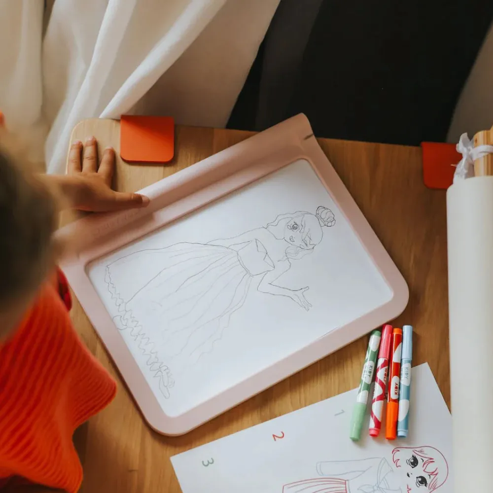 Kidywolf Pizarra Kidydraw Pro*Niños Pizarras Para Niños Y Niñas