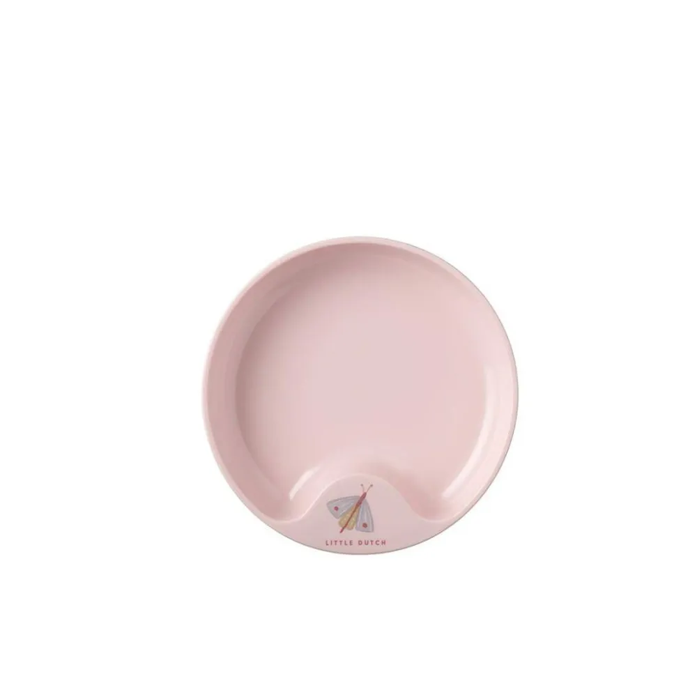 Little Dutch Plato antideslizante Mio Flores y Mariposas* Conjuntos De Verano|Baby-Led Weaning Y Accesorios Alimentación