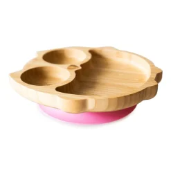 Eco Rascals Plato Bamboo Buho* Baby-Led Weaning Y Accesorios Alimentación
