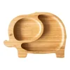 Eco Rascals Plato Bamboo Elefante* Baby-Led Weaning Y Accesorios Alimentación
