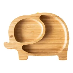 Eco Rascals Plato Bamboo Elefante* Baby-Led Weaning Y Accesorios Alimentación