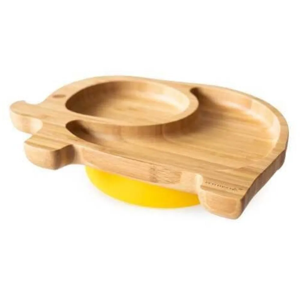 Eco Rascals Plato Bamboo Elefante* Baby-Led Weaning Y Accesorios Alimentación