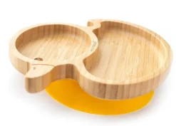 Eco Rascals Plato Bamboo Pato* Baby-Led Weaning Y Accesorios Alimentación