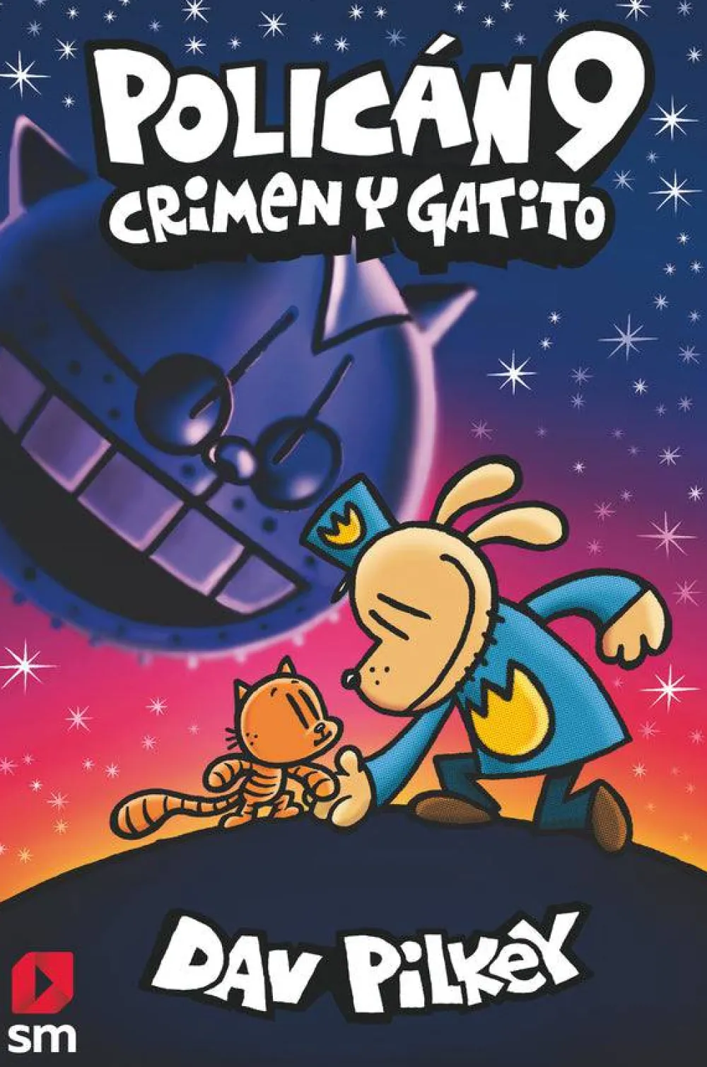 SM Policán 9 - Crimen y Gatito*Niños Libros De Dav Pilkey|Policán
