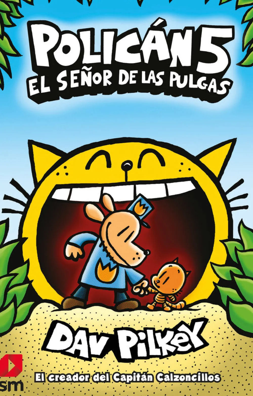 SM Policán 5 - El Señor de las Pulgas*Niños Libros De Dav Pilkey|Policán