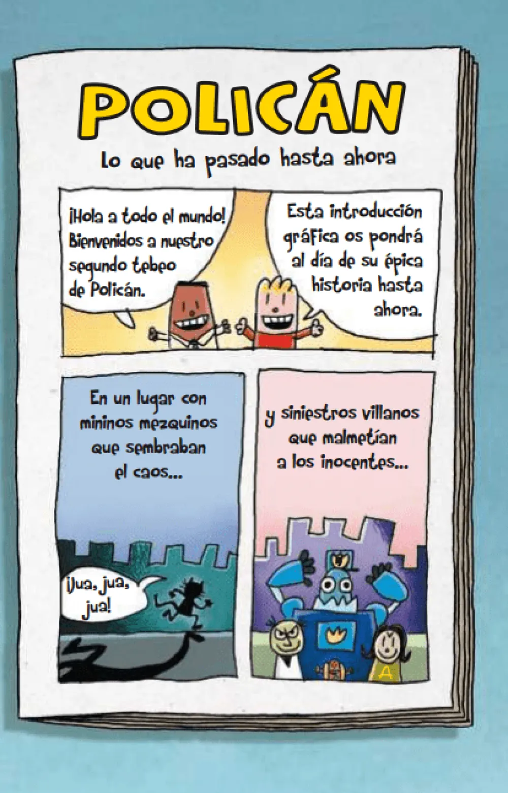SM Policán 2 - Situación Desesperada*Niños Libros De Dav Pilkey|Policán