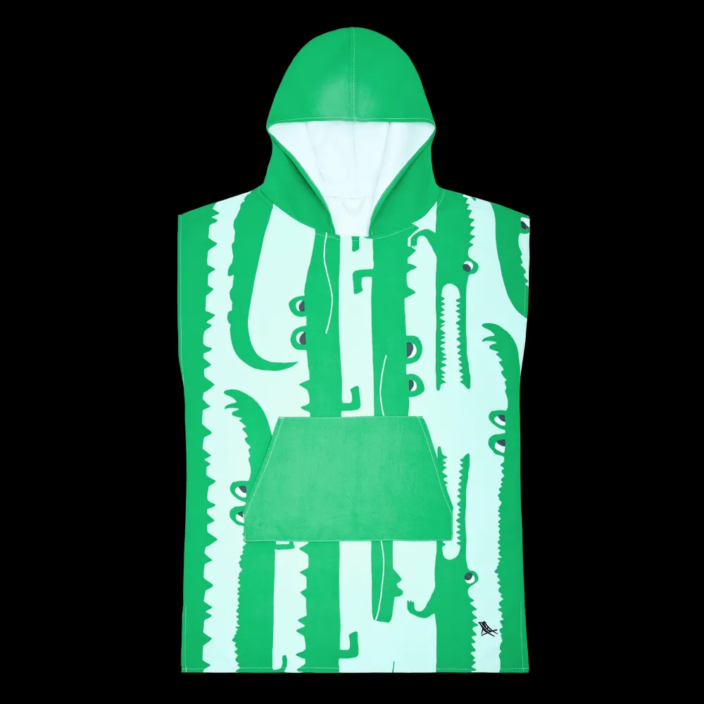 Dock u0026 Bay Poncho Cocodrilos · Dock & Bay*Niños Toalla De Niños Para Playa|Toallas De Playa Para Bebés