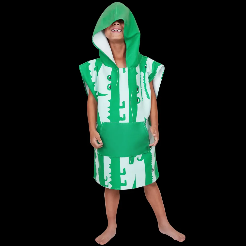 Dock u0026 Bay Poncho Cocodrilos · Dock & Bay*Niños Toalla De Niños Para Playa|Toallas De Playa Para Bebés