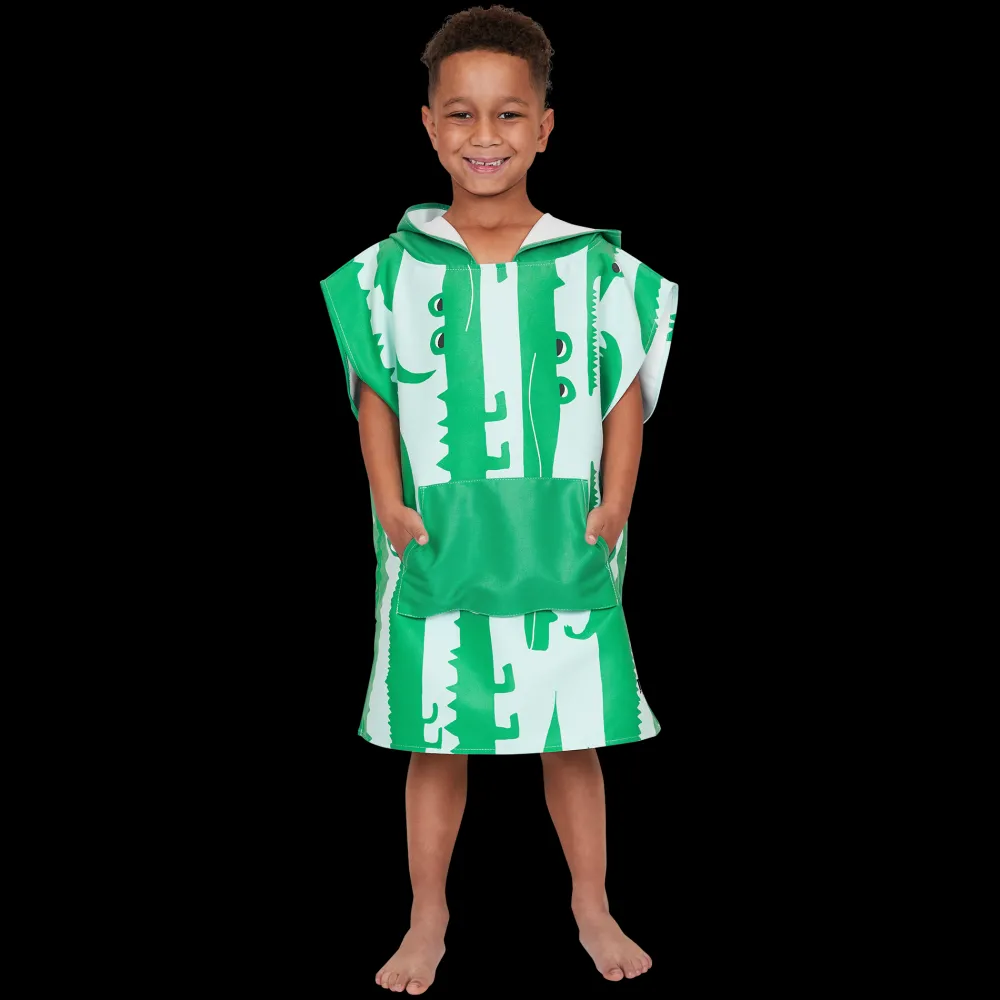 Dock u0026 Bay Poncho Cocodrilos · Dock & Bay*Niños Toalla De Niños Para Playa|Toallas De Playa Para Bebés