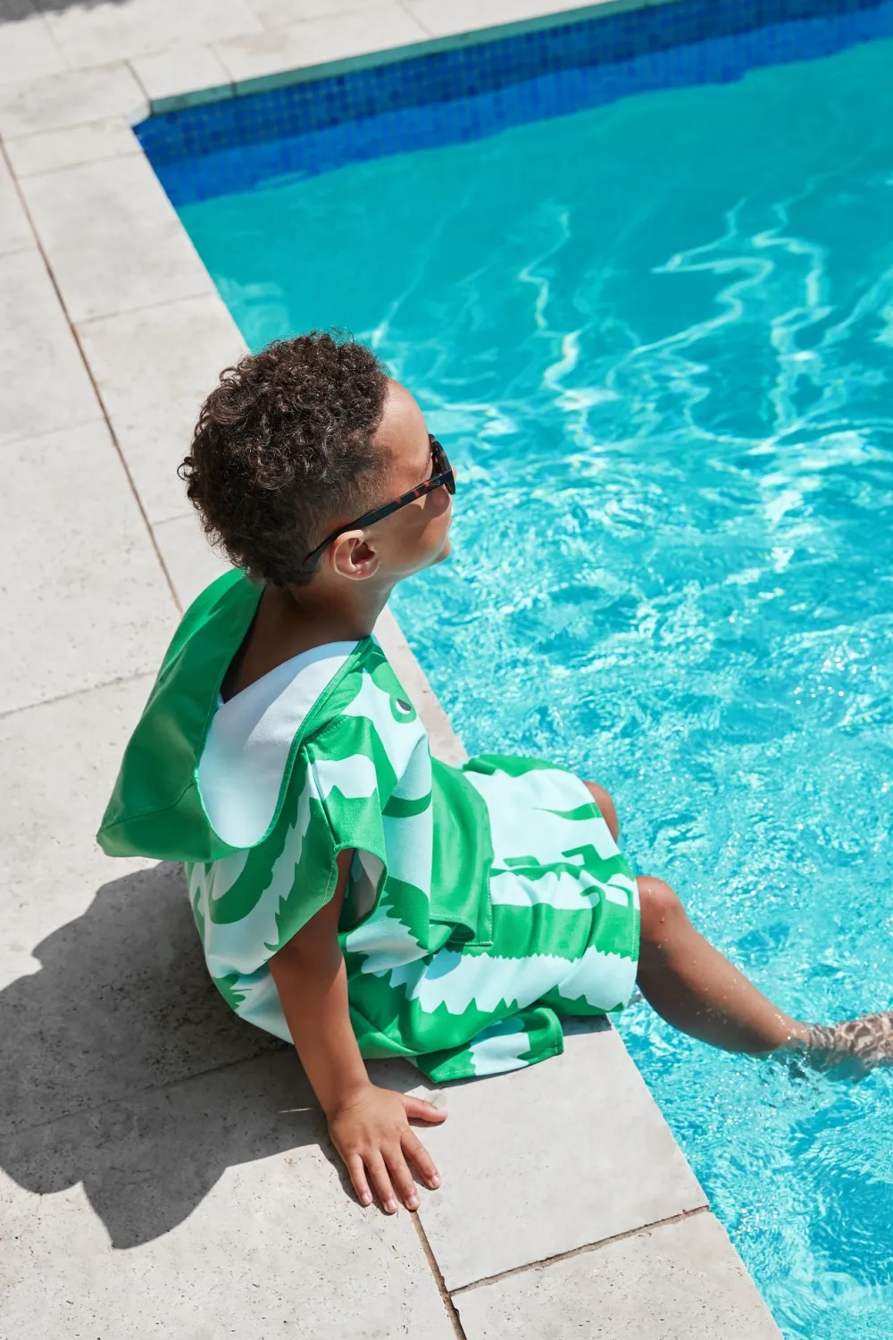 Dock u0026 Bay Poncho Cocodrilos · Dock & Bay*Niños Toalla De Niños Para Playa|Toallas De Playa Para Bebés