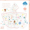 Djeco Poncho de Lluvia · Gato XS 90-110 cm*Niños Paraguas Infantiles|Ponchos De Lluvia