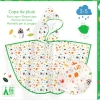 Djeco Poncho de Lluvia · Maleza XS 90-110 cm*Niños Paraguas Infantiles|Ponchos De Lluvia