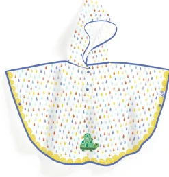 Djeco Poncho de Lluvia · Tortuga XS 90-110 cm*Niños Paraguas Infantiles|Ponchos De Lluvia