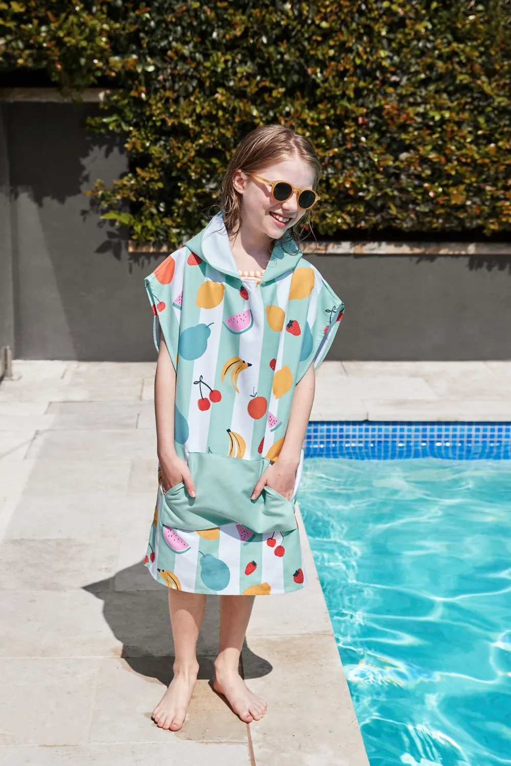 Dock u0026 Bay Poncho Five a Day · Dock & Bay*Niños Toalla De Niños Para Playa|Toallas De Playa Para Bebés