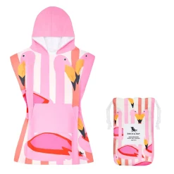 Dock u0026 Bay Poncho Flamingos · Dock & Bay*Niños Toalla De Niños Para Playa|Toallas De Playa Para Bebés