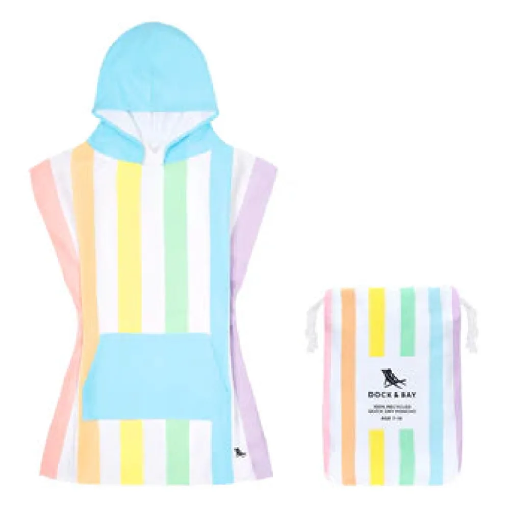 Dock u0026 Bay Poncho Rainbow Pastel · Dock & Bay*Niños Toalla De Niños Para Playa|Ponchos De Bebé Para Playa
