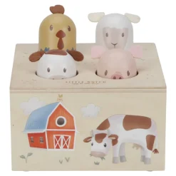Little Dutch Pop Up Pequeña Granja FSC ·*Niños Juguetes Montessori|Juguetes De Madera Para Niños