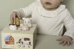 Little Dutch Pop Up Pequeña Granja FSC ·*Niños Juguetes Montessori|Juguetes De Madera Para Niños