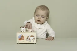 Little Dutch Pop Up Pequeña Granja FSC ·*Niños Juguetes Montessori|Juguetes De Madera Para Niños