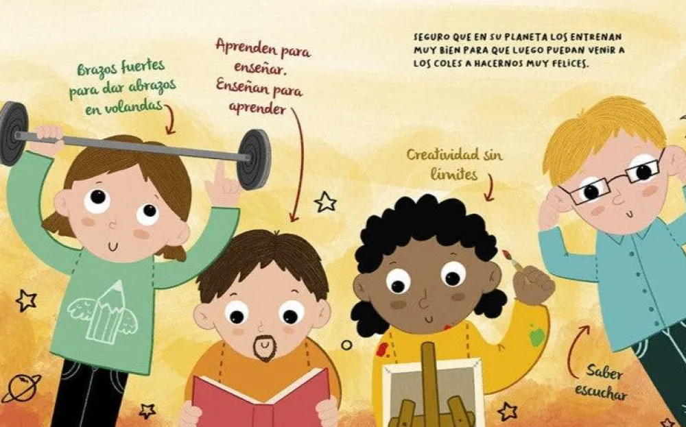 B de Block Profe, eres de otro planeta* Libros Para Regalar A Profesores|Álbumes Ilustrados Infantiles