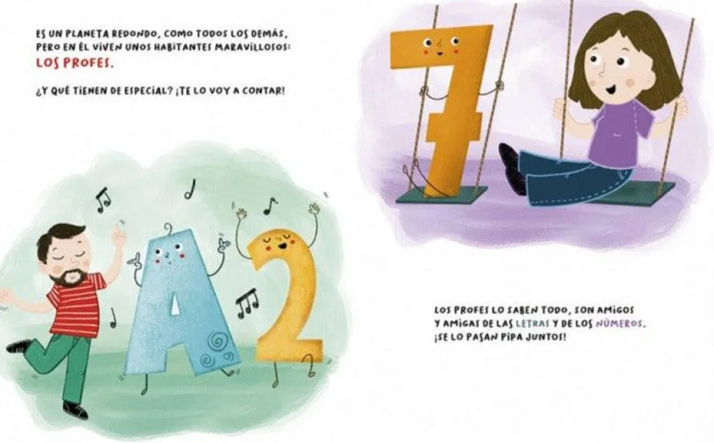 B de Block Profe, eres de otro planeta* Libros Para Regalar A Profesores|Álbumes Ilustrados Infantiles