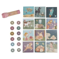 Little Dutch Proyector Linterna Rosa ·*Niños Linternas Proyectoras De Cuentos