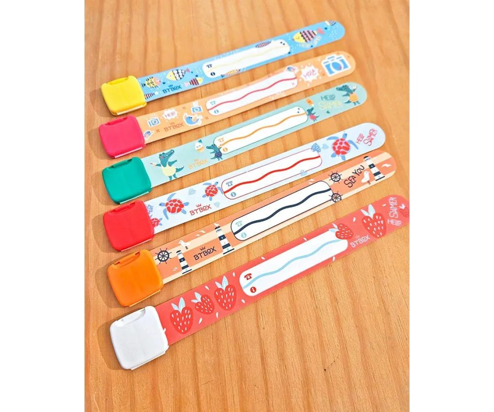 Btbox Pulsera Infoband Cocodrilo* Accesorios Para Salir Fuera Y Viajar