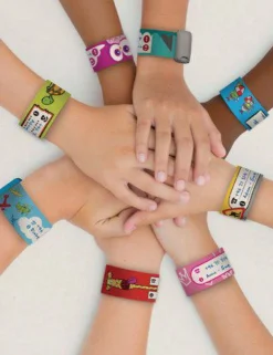 Btbox Pulsera Infoband Corazones* Accesorios Para Salir Fuera Y Viajar