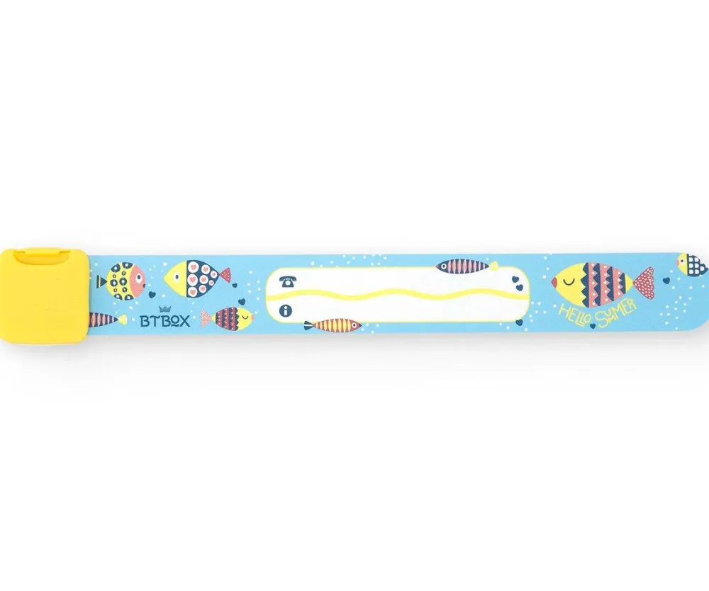 Btbox Pulsera Infoband Peces* Accesorios Para Salir Fuera Y Viajar
