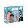 Janod Puzzle · Cuerpo Humano -*Niños Puzzles 100 Piezas|Puzzles 54 Piezas