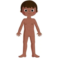 Janod Puzzle · Cuerpo Humano -*Niños Puzzles 100 Piezas|Puzzles 54 Piezas